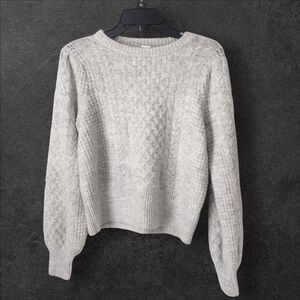 Jessica Simpson Women's Gray Knit Sweater Size Medium